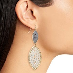 Panacea crystal drop earrings!